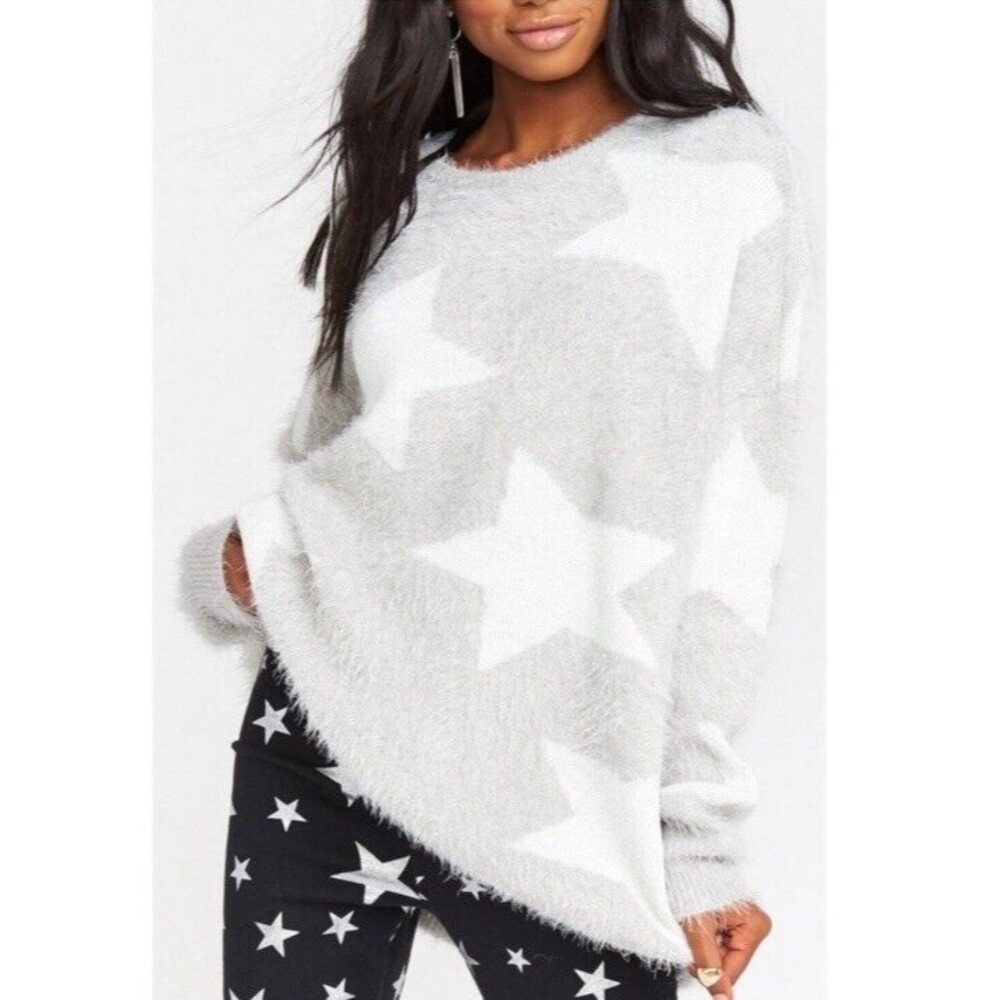 Show Me Your MuMu Star Pullover Sweater Size Small